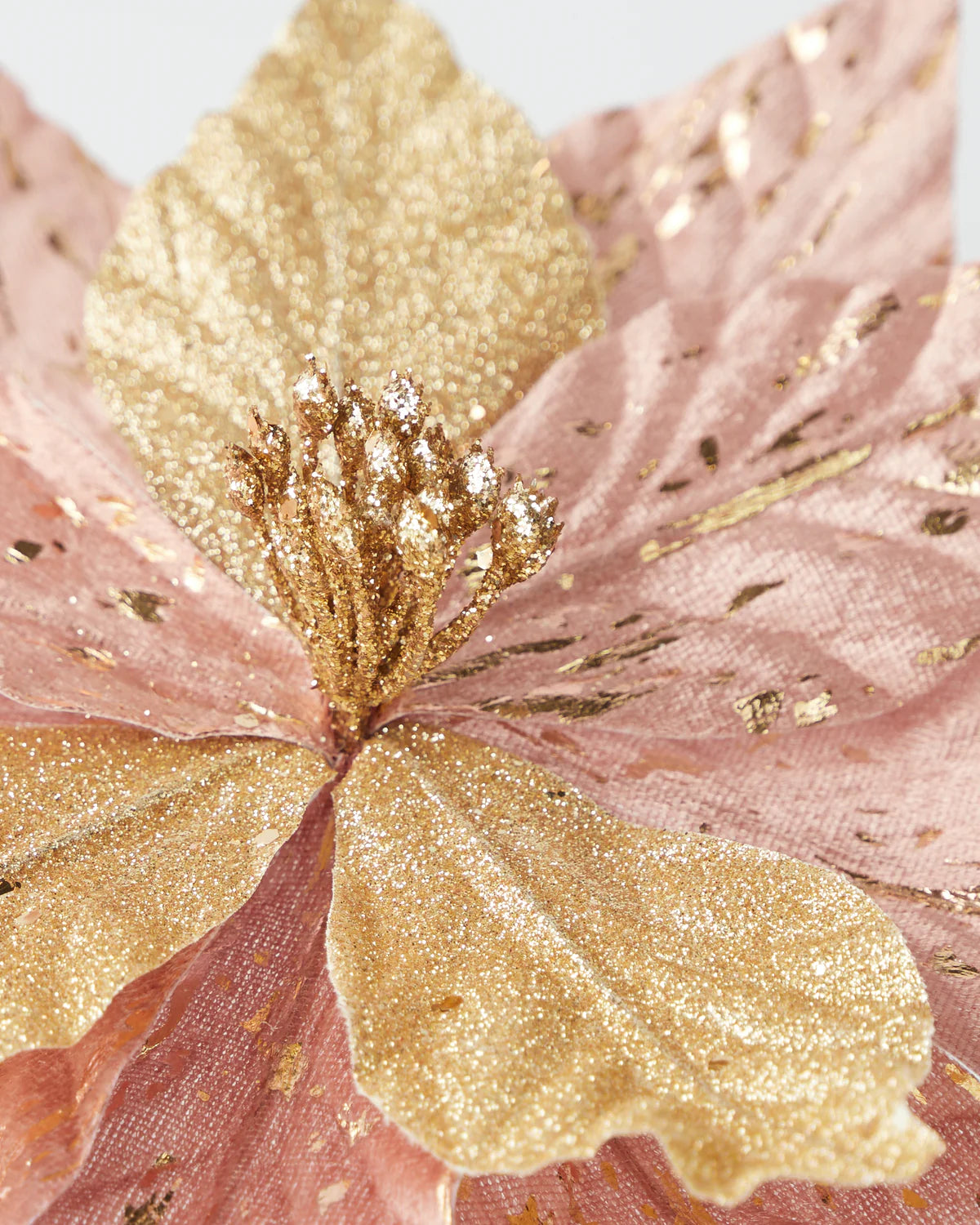 POINSETTIA ROSE GOLD 30cm