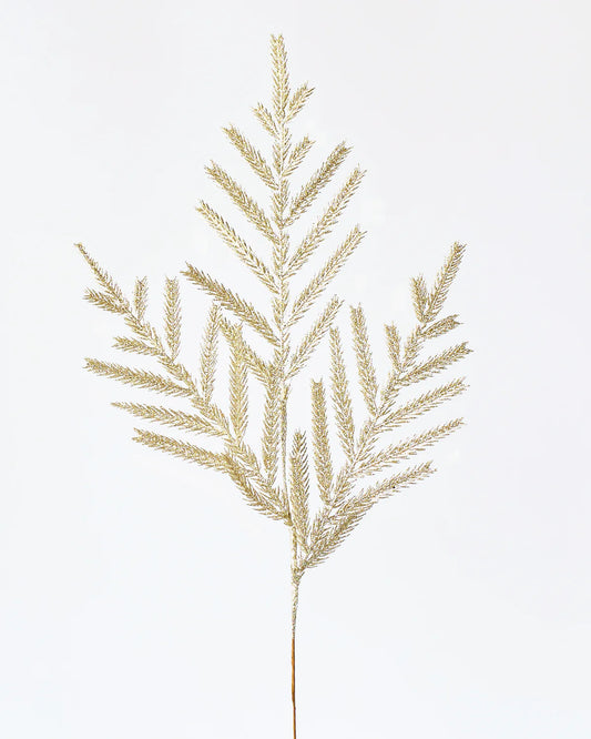 GLITTER PINE CHAMPAGNE 55CM