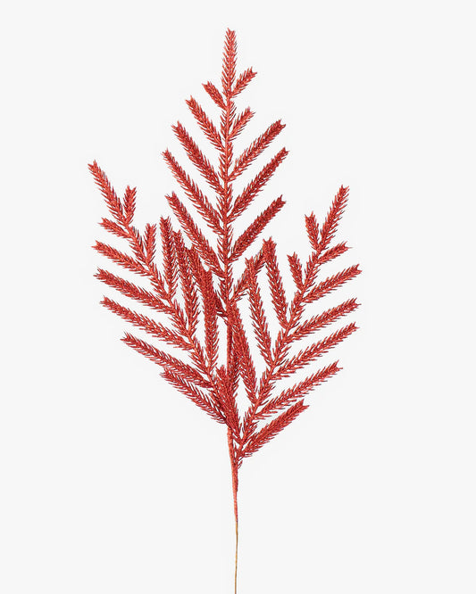 GLITTER PINE RED 55CM