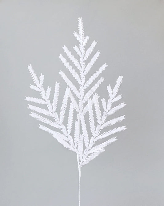 GLITTER PINE WHITE 55CM