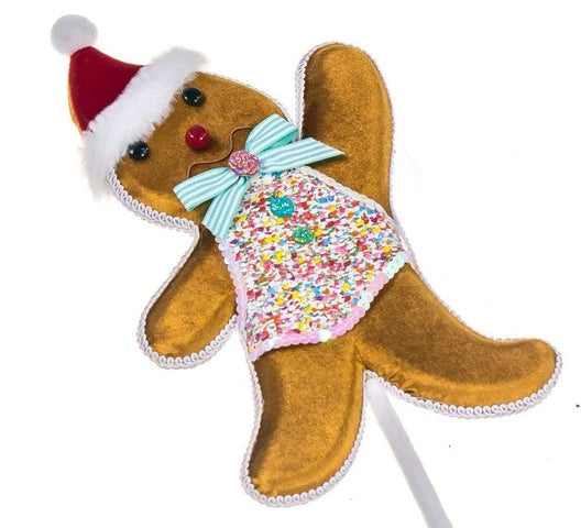 GINGERBREAD BOY PICK 68cm