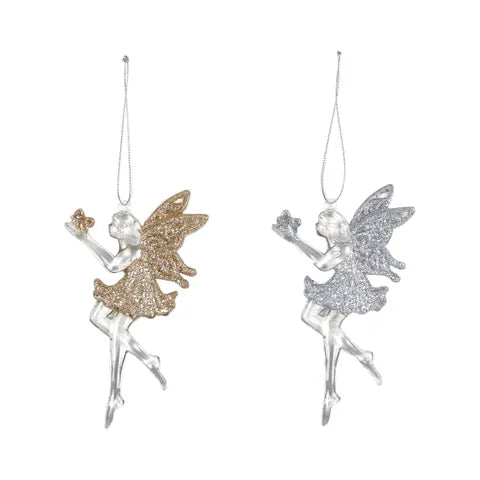 DANCE ANGEL HANG ACRYL 14CM CHAMP/SILVER