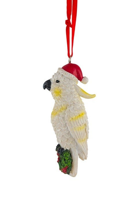 Cockatoo bird hanging ornament