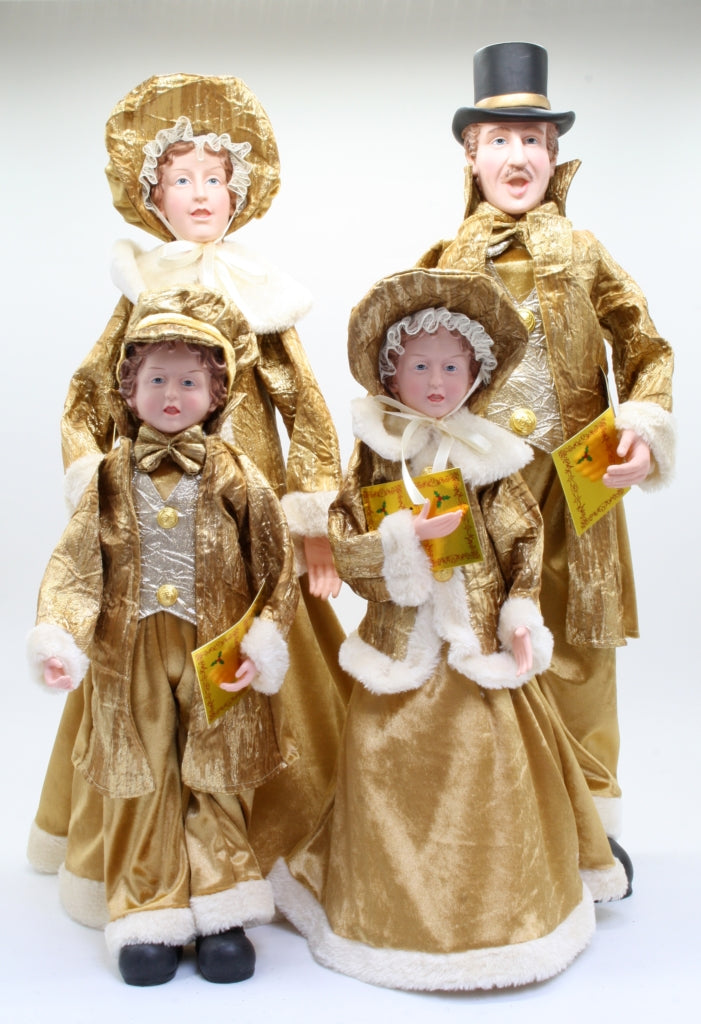 CAROLERS FAMILY-gold( 4STYLE) 65CM