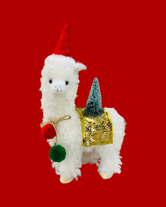 Christmas Lama 35cm